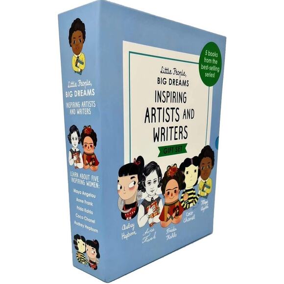 Little People, BIG DREAMS Inspiring Artists And Writers 5 Book Gift Box Set 📚 - Picture 1 of 7